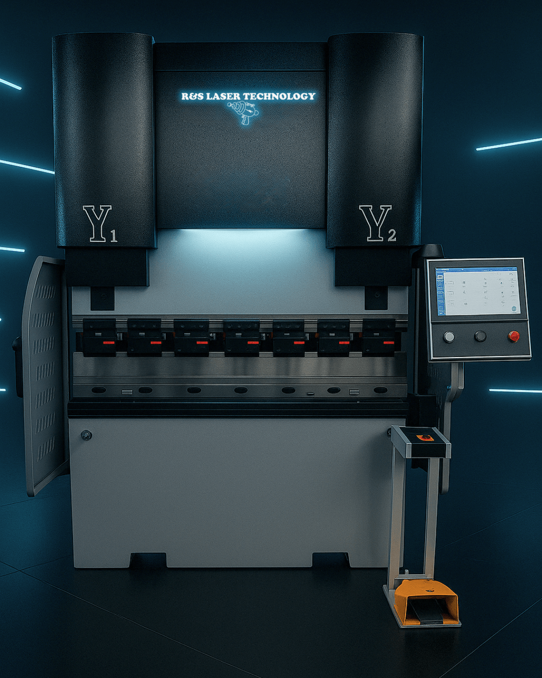 40-Ton, 4-Foot Servo Driven Press Break