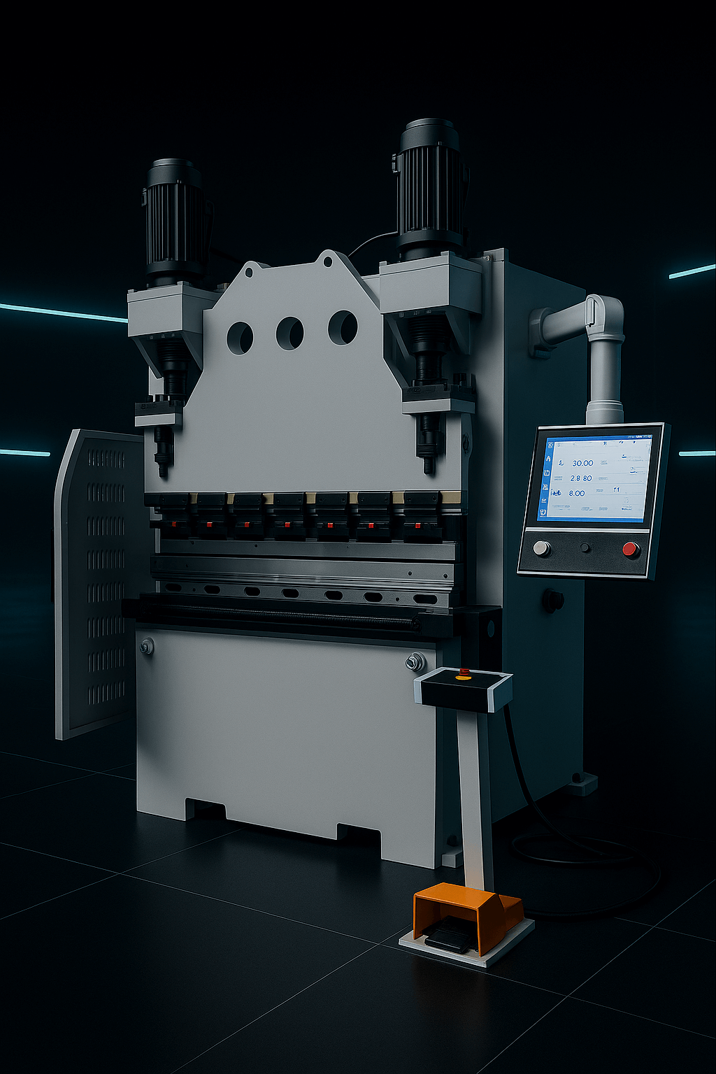 40-Ton, 4-Foot Servo Driven Press Break