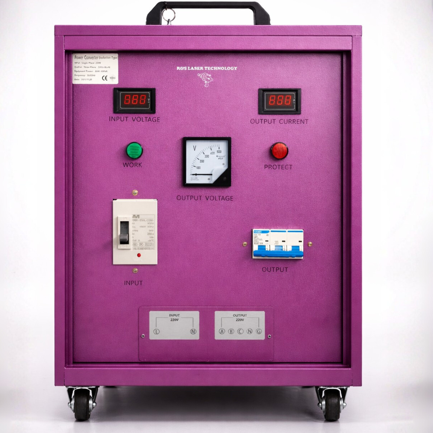 30 kVA Single-Phase to Three-Phase Power Converter