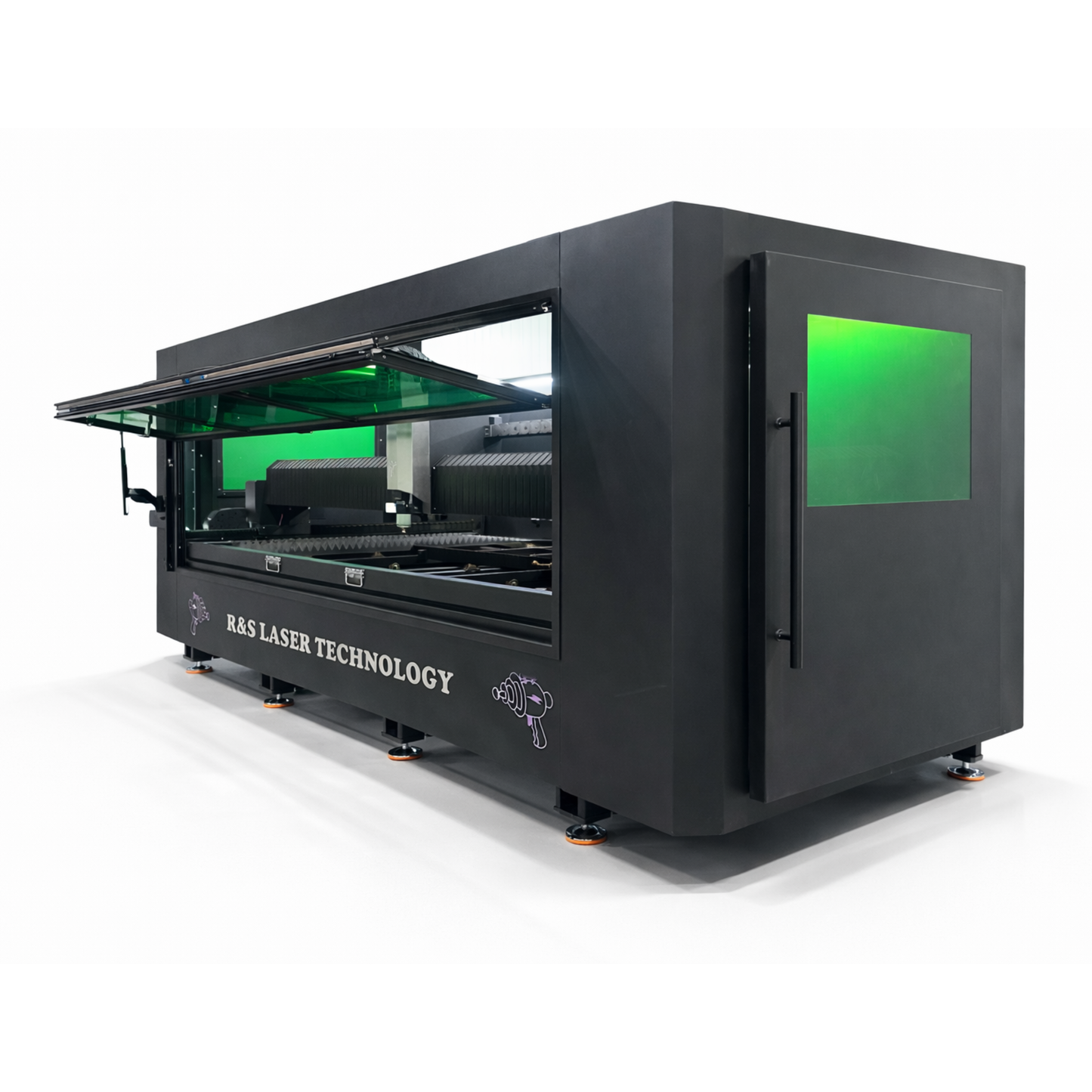 R&S Pro Series 2.0 – 6000W Fully Enclosed Fiber Laser Cutting System