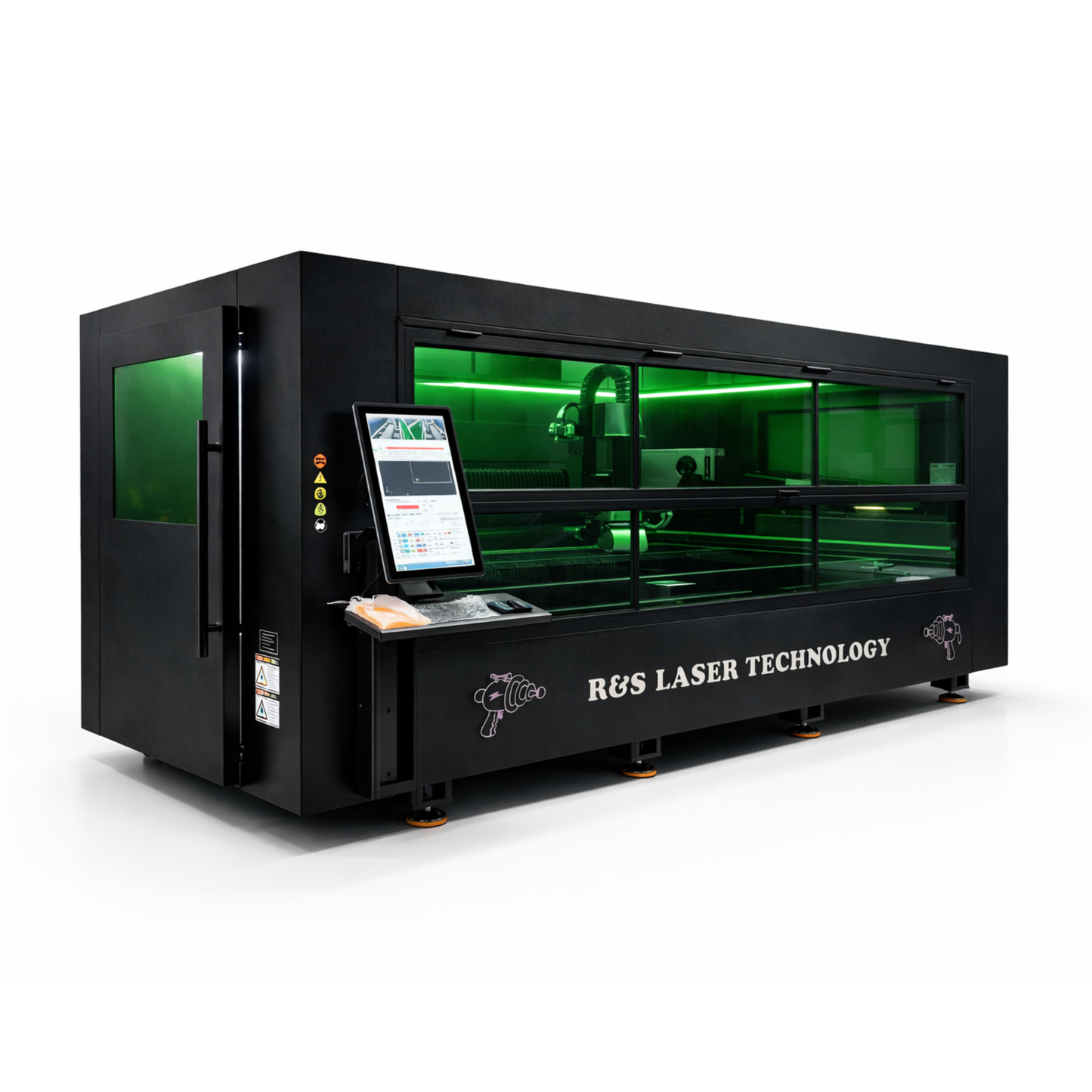R&S Pro Series 2.0 – 6000W Fully Enclosed Fiber Laser Cutting System