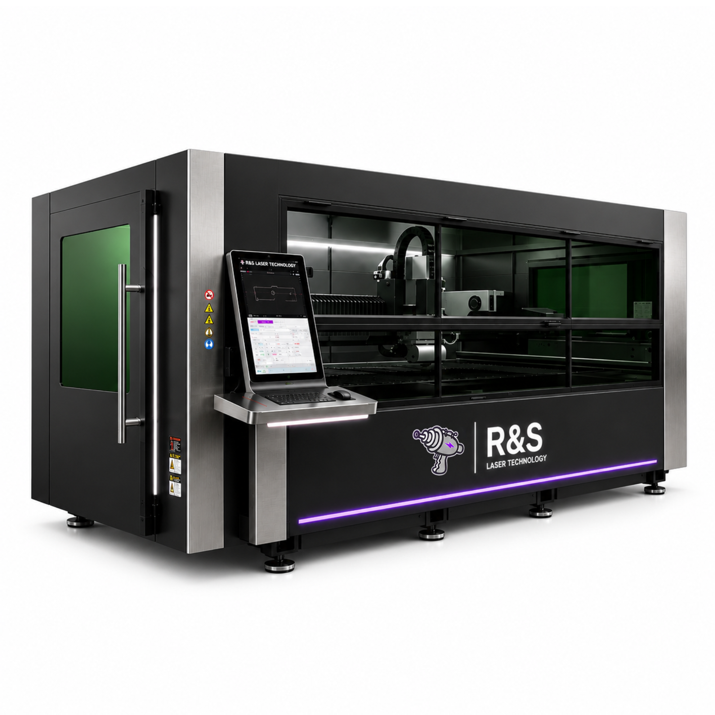 R&S Pro Series 2.0 – 3000W Fully Enclosed Fiber Laser Cutting System