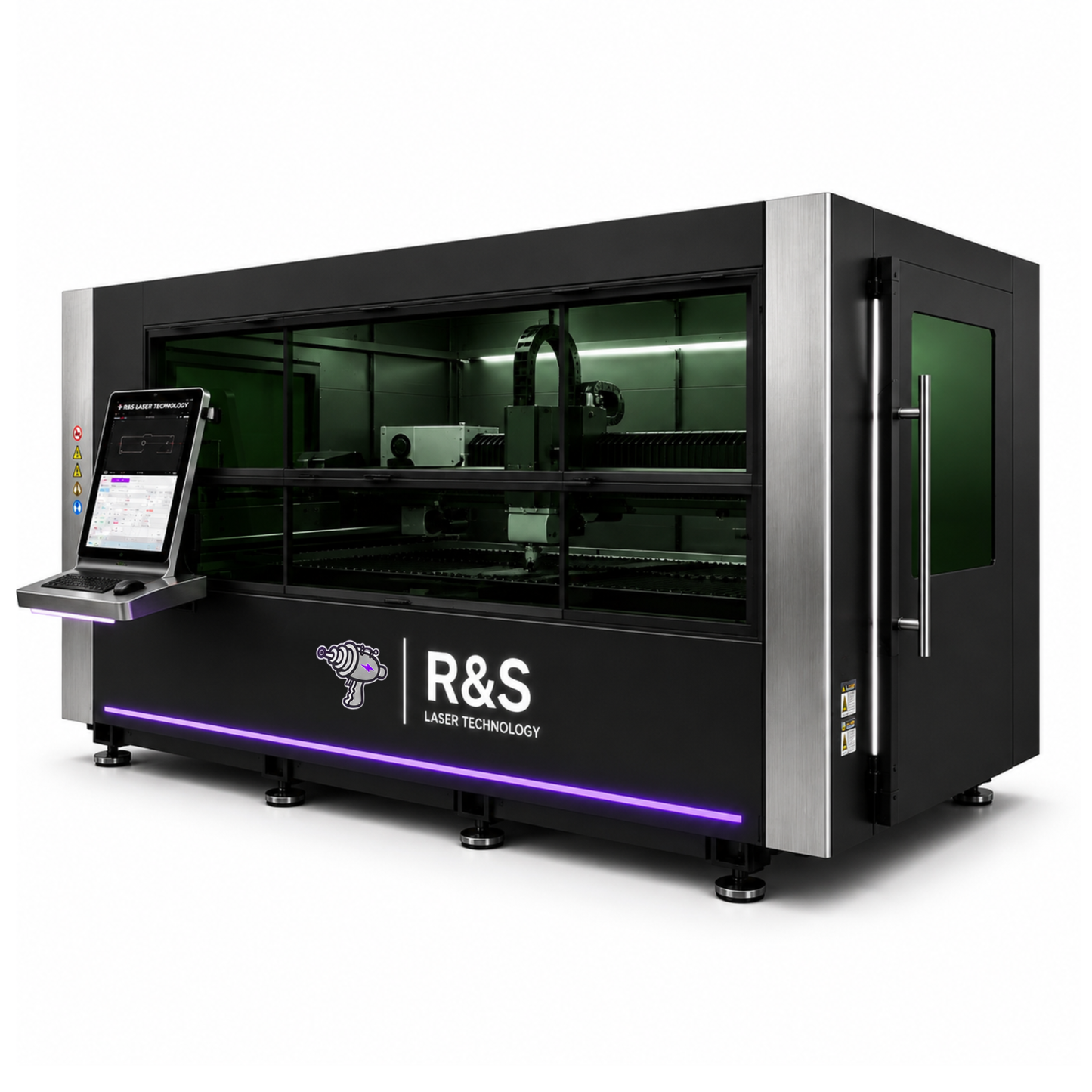 R&S Pro Series 2.0 – 3000W Fully Enclosed Fiber Laser Cutting System