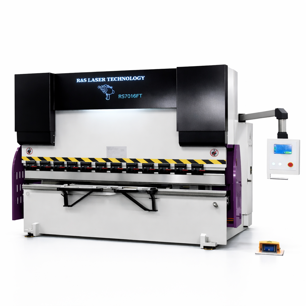 70-ton, 6ft Single-Phase CNC Press Brake with CybTouch 8 control