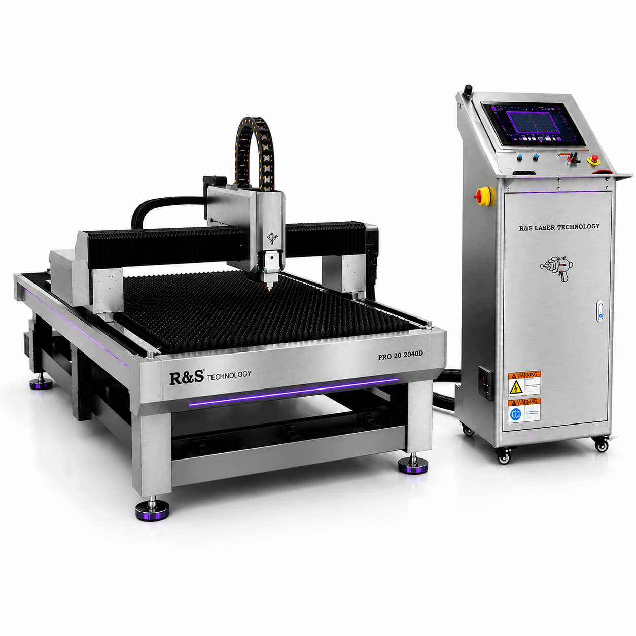 R&S ECO 2.0 – 4×8 Fiber Laser Cutting System