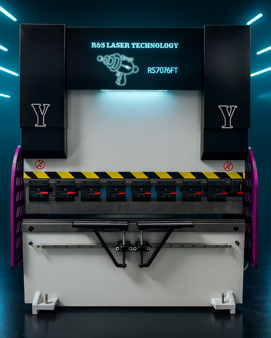 70-ton, 6ft Single-Phase CNC Press Brake with CybTouch 8 control